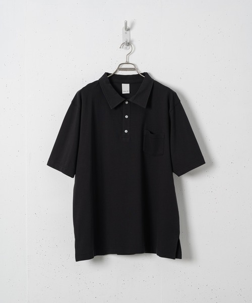 CASPER JOHN（キャスパージョン）の「リラックスポロシャツ（ポロシャツ・メンズ・ホワイト/ブラック・マルチサイズ）」の17枚目の写真