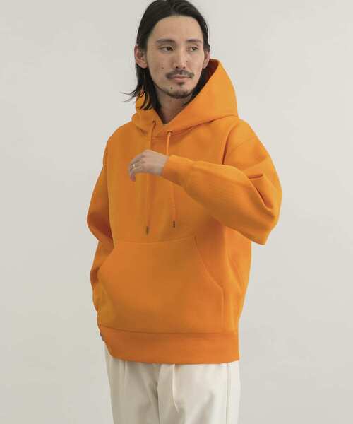 URBAN RESEARCH（アーバンリサーチ）の「スムースニットパーカー（パーカー・メンズ・グレー系その他/グリーン系その他/グリーン/オレンジ・LARGE/MEDIUM）」の4枚目の写真