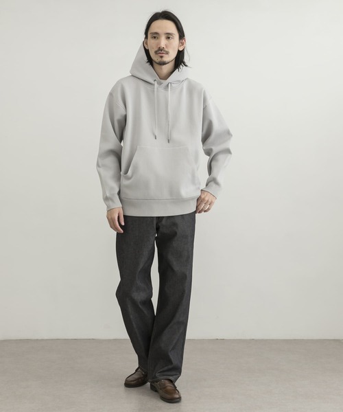 URBAN RESEARCH（アーバンリサーチ）の「スムースニットパーカー（パーカー・メンズ・グレー系その他/グリーン系その他/グリーン/オレンジ・LARGE/MEDIUM）」の6枚目の写真