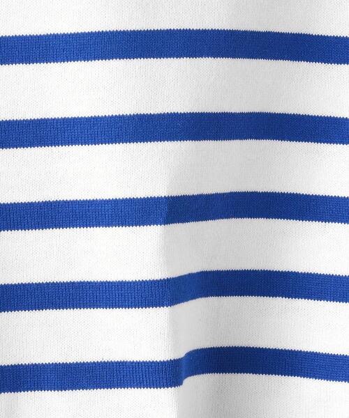 PHEENY（フィーニー）の「＜PHEENY＞ショート バスクボーダー ロングスリーブ プルオーバー Ψ（Tシャツ/カットソー・レディース・オレンジ/コバルトブルー・FREE）」の7枚目の写真