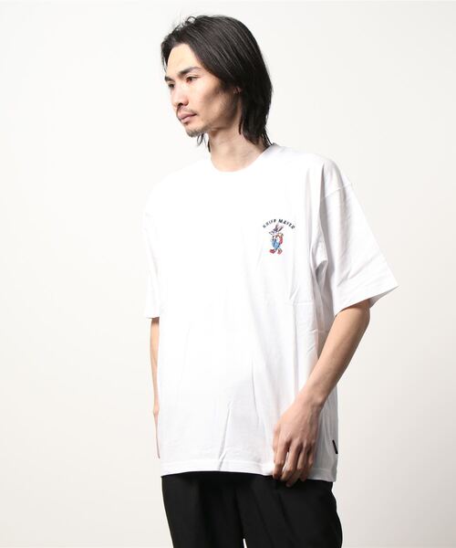 KRIFF MAYER（クリフメイヤー）の「キャンプラビット半袖TEE(ワンポイント)（Tシャツ/カットソー・メンズ・ネイビー/オフホワイト/チャコール/グリーン・MEDIUM/LARGE/X-LARGE）」の2枚目の写真