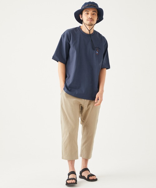 KRIFF MAYER（クリフメイヤー）の「キャンプラビット半袖TEE(ワンポイント)（Tシャツ/カットソー・メンズ・ネイビー/オフホワイト/チャコール/グリーン・MEDIUM/LARGE/X-LARGE）」の15枚目の写真