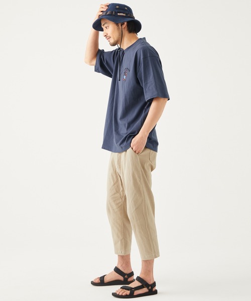 KRIFF MAYER（クリフメイヤー）の「キャンプラビット半袖TEE(ワンポイント)（Tシャツ/カットソー・メンズ・ネイビー/オフホワイト/チャコール/グリーン・MEDIUM/LARGE/X-LARGE）」の16枚目の写真