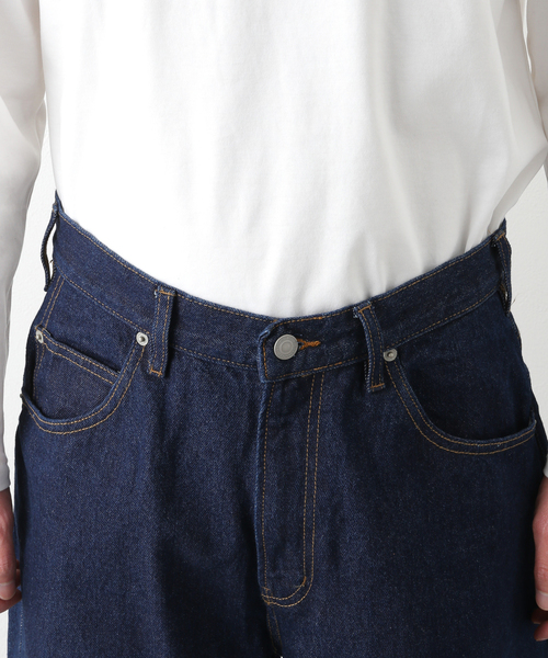 B.C STOCK（ベーセーストック）の「[WC] DADDENIM PANTS（デニムパンツ・メンズ・ホワイト/ブラック/ブルー系その他/ネイビー・MEDIUM/LARGE/SMALL）」の9枚目の写真