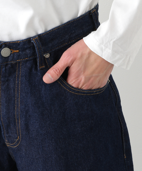 B.C STOCK（ベーセーストック）の「[WC] DADDENIM PANTS（デニムパンツ・メンズ・ホワイト/ブラック/ブルー系その他/ネイビー・MEDIUM/LARGE/SMALL）」の12枚目の写真