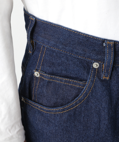 B.C STOCK（ベーセーストック）の「[WC] DADDENIM PANTS（デニムパンツ・メンズ・ホワイト/ブラック/ブルー系その他/ネイビー・MEDIUM/LARGE/SMALL）」の13枚目の写真