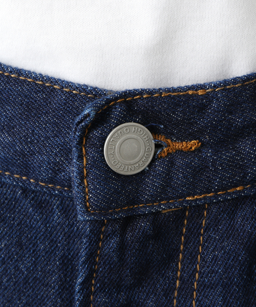 B.C STOCK（ベーセーストック）の「[WC] DADDENIM PANTS（デニムパンツ・メンズ・ホワイト/ブラック/ブルー系その他/ネイビー・MEDIUM/LARGE/SMALL）」の14枚目の写真
