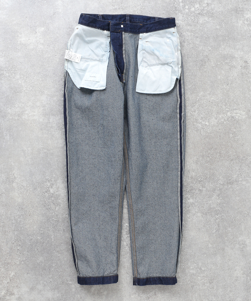 B.C STOCK（ベーセーストック）の「[WC] DADDENIM PANTS（デニムパンツ・メンズ・ホワイト/ブラック/ブルー系その他/ネイビー・MEDIUM/LARGE/SMALL）」の18枚目の写真