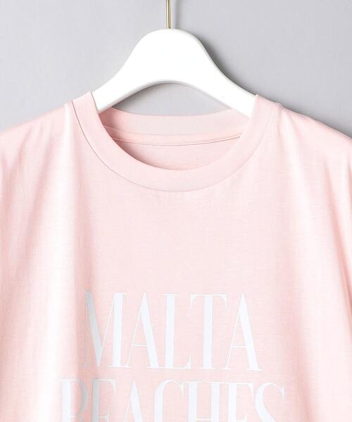 Cabana（カバナ）の「＜Cabana（カバナ）＞MALTA BEACH Tシャツ（Tシャツ/カットソー・レディース・ホワイト/ライトピンク・M）」の4枚目の写真