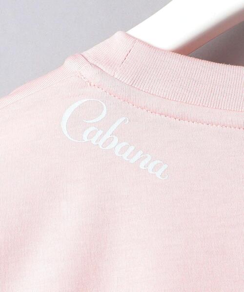 Cabana（カバナ）の「＜Cabana（カバナ）＞MALTA BEACH Tシャツ（Tシャツ/カットソー・レディース・ホワイト/ライトピンク・M）」の7枚目の写真