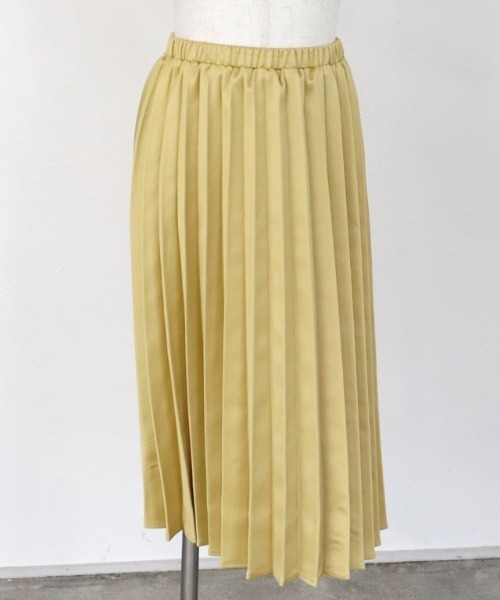lulpini（ルルピー二）の「kids サテンプリーツスカート（スカート・キッズ・イエロー/ブルー/アイボリー・S/M/L）」の22枚目の写真