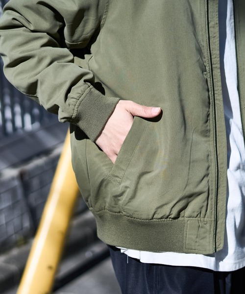 DISCOAT（ディスコート）の「カラーMA-1（MA-1・メンズ・ブラック/ベージュ/カーキ/サックスブルー/ピンク・MEDIUM/LARGE/X-LARGE）」の11枚目の写真