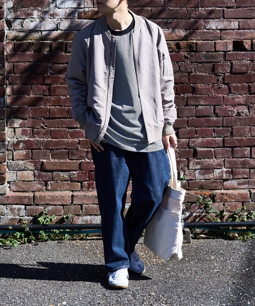 DISCOAT（ディスコート）の「カラーMA-1（MA-1・メンズ・ブラック/ベージュ/カーキ/サックスブルー/ピンク・MEDIUM/LARGE/X-LARGE）」の17枚目の写真