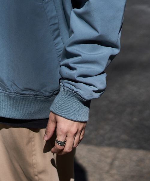 DISCOAT（ディスコート）の「カラーMA-1（MA-1・メンズ・ブラック/ベージュ/カーキ/サックスブルー/ピンク・MEDIUM/LARGE/X-LARGE）」の8枚目の写真