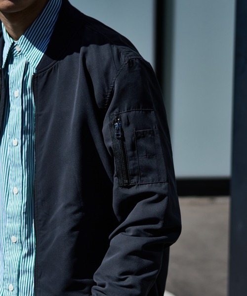 DISCOAT（ディスコート）の「カラーMA-1（MA-1・メンズ・ブラック/ベージュ/カーキ/サックスブルー/ピンク・MEDIUM/LARGE/X-LARGE）」の9枚目の写真