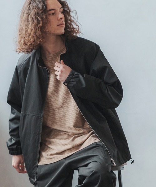 CAMBIO（カンビオ）の「mj8479-ドロップショルダースタンドカラー 