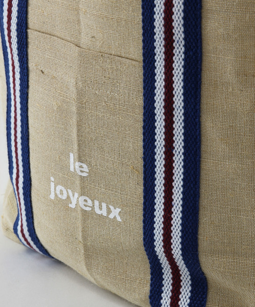 SPICE OF LIFE（スパイス オブ ライフ）の「インポート インド製 LESS DRESS TOTE BAG ジュート×コットン混 トートバッグ Mサイズ [Wisteria/ウィステリア]（トートバッグ・レディース・ベージュ系その他/ベージュ系その他2/ベージュ系その他3・ONE SIZE）」の8枚目の写真