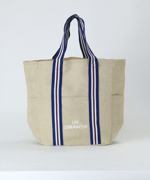 SPICE OF LIFE（スパイス オブ ライフ）の「インポート インド製 LESS DRESS TOTE BAG ジュート×コットン混 トートバッグ Mサイズ [Wisteria/ウィステリア]（トートバッグ・レディース・ベージュ系その他/ベージュ系その他2/ベージュ系その他3・ONE SIZE）」の19枚目の写真