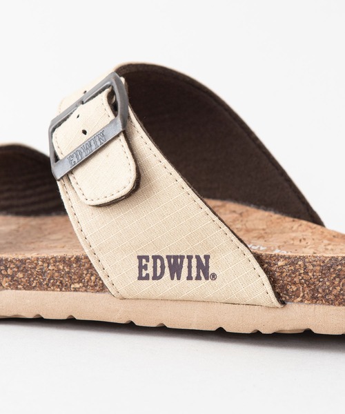 EDWIN（エドウィン）の「【EDWIN/エドウィン】リップストップ　ダブルベルトサンダル　ワンポイントブランドロゴ（サンダル・メンズ・ベージュ/ブラック/マスタード/カーキ/レッド/ネイビー・28cm/27cm/26cm/25cm）」の21枚目の写真