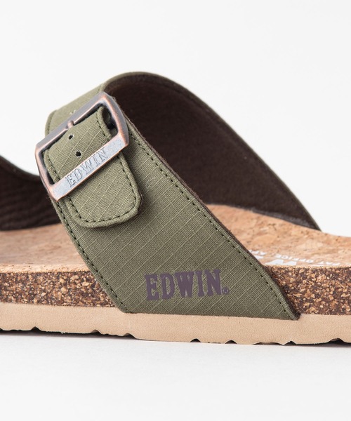 EDWIN（エドウィン）の「【EDWIN/エドウィン】リップストップ　ダブルベルトサンダル　ワンポイントブランドロゴ（サンダル・メンズ・ベージュ/ブラック/マスタード/カーキ/レッド/ネイビー・28cm/27cm/26cm/25cm）」の22枚目の写真