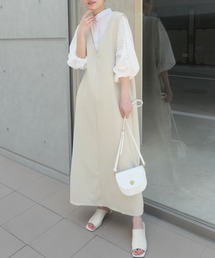 CORNERS | 2wayディープVネックワンピース(ジャンパースカート)