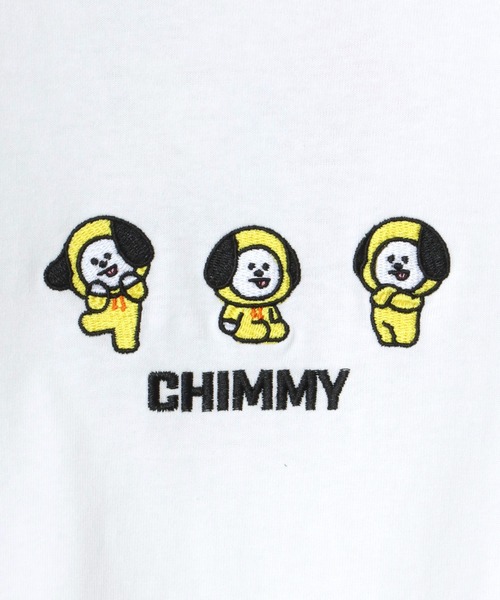 BT21（ビーティーイシビル）の「BT21 3匹キャラクター刺繍ボックスシルエットTシャツ（Tシャツ/カットソー・レディース・ホワイト系1/ホワイト系2/ホワイト系3/ホワイト系4/ホワイト系5/ホワイト系6/ホワイト系7・M）」の14枚目の写真