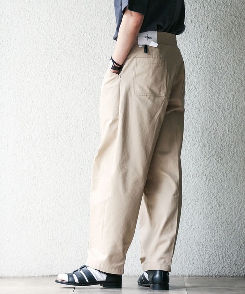 URBAN RESEARCH Sonny Label（アーバンリサーチサニーレーベル）の「SEGMENT　BCIチノベルクロパンツ（チノパンツ・メンズ・ブラック/ベージュ・SMALL/MEDIUM/LARGE）」の18枚目の写真