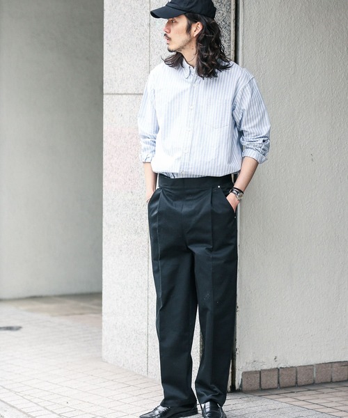 URBAN RESEARCH Sonny Label（アーバンリサーチサニーレーベル）の「SEGMENT　BCIチノベルクロパンツ（チノパンツ・メンズ・ブラック/ベージュ・SMALL/MEDIUM/LARGE）」の16枚目の写真