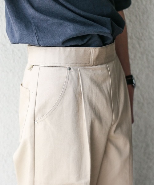 URBAN RESEARCH Sonny Label（アーバンリサーチサニーレーベル）の「SEGMENT　BCIチノベルクロパンツ（チノパンツ・メンズ・ブラック/ベージュ・SMALL/MEDIUM/LARGE）」の4枚目の写真