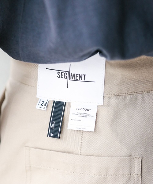 URBAN RESEARCH Sonny Label（アーバンリサーチサニーレーベル）の「SEGMENT　BCIチノベルクロパンツ（チノパンツ・メンズ・ブラック/ベージュ・SMALL/MEDIUM/LARGE）」の10枚目の写真