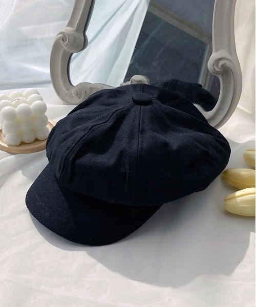 apres jour(アプレジュール)の「【apres jour×ARIAZ】無地キャスケット(キャスケット・レディース・ブラック/アイボリー・FREE)」の7枚目の写真