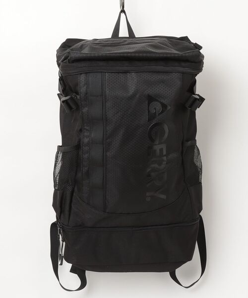 GERRY（ジェリー）の「【GERRY/ジェリー】ボックス型バックパック（レインカバー付き）（バックパック/リュック・メンズ・ブラック×グレー/ブラック×ブラック/ブラック系その他・FREE）」の18枚目の写真