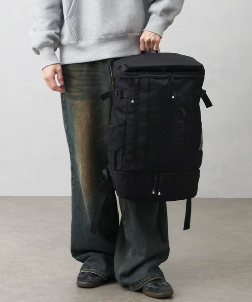 セール】【GERRY/ジェリー】ボックス型バックパック（レインカバー付き