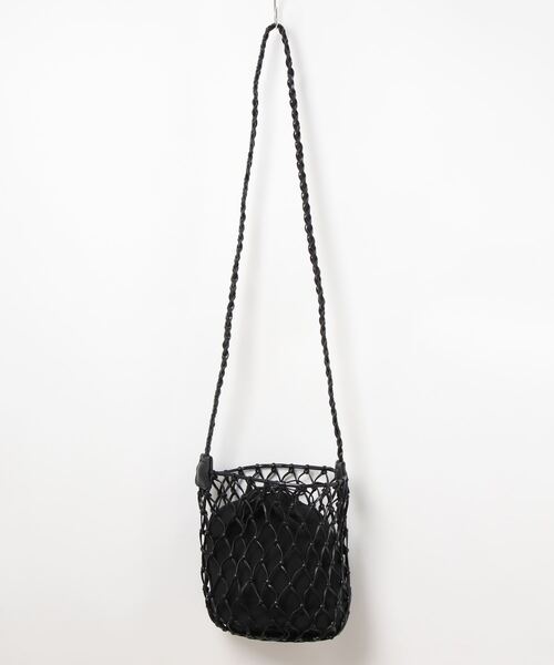 RAGEBLUE（レイジブルー）の「フェイクレザーメッシュバッグ（ショルダーバッグ・レディース・ブラック/イエロー・FREE）」の21枚目の写真