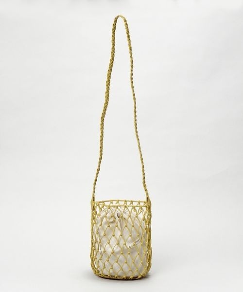 RAGEBLUE（レイジブルー）の「フェイクレザーメッシュバッグ（ショルダーバッグ・レディース・ブラック/イエロー・FREE）」の16枚目の写真