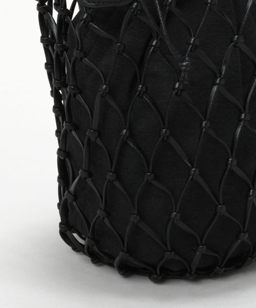 RAGEBLUE（レイジブルー）の「フェイクレザーメッシュバッグ（ショルダーバッグ・レディース・ブラック/イエロー・FREE）」の10枚目の写真