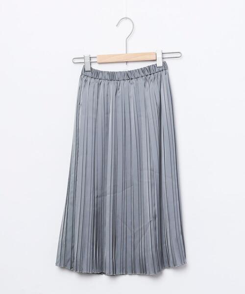 coen（コーエン）の「サテンプリーツギャザースカート（スカート・キッズ・コバルトブルー/グレー・110/130/150）」の9枚目の写真