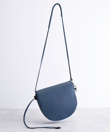 waku ワク / フラップラウンドポーチ（キーリング付き） レザーショルダーバッグ ミニバッグ  / WK-0017