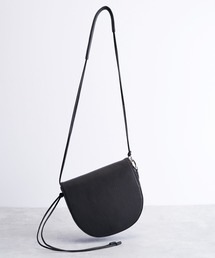 waku | waku ワク / フラップラウンドポーチ（キーリング付き） レザーショルダーバッグ ミニバッグ  / WK-0017(ショルダーバッグ)