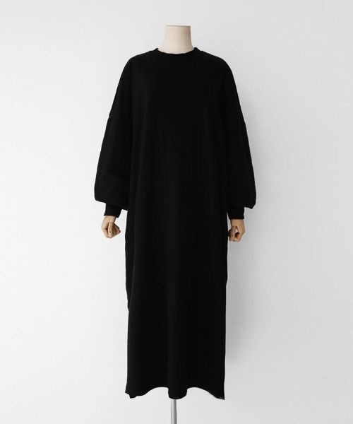 MAISON BREEZE(メゾンブリーズ)の「【MAISON BREEZE】オーバーサイズモノトーンワンピース SCCH83(ワンピース・レディース・ブラック/マルチ・4/3)」の3枚目の写真