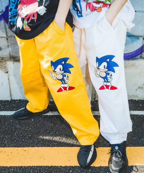 A'gem(エージェム)の「『A'gem/エージェム』SONIC THE HEDGEHOG × A'gem WIDE PT(その他パンツ・メンズ・ホワイト/ブラック/イエロー・FREE)」の16枚目の写真
