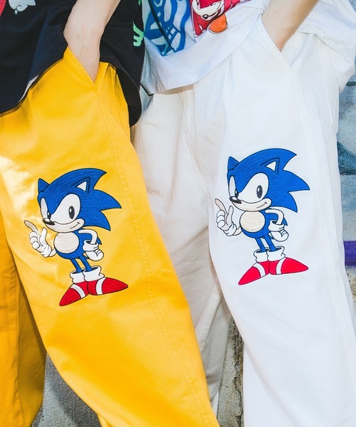 A'gem(エージェム)の「『A'gem/エージェム』SONIC THE HEDGEHOG × A'gem WIDE PT(その他パンツ・メンズ・ホワイト/ブラック/イエロー・FREE)」の17枚目の写真