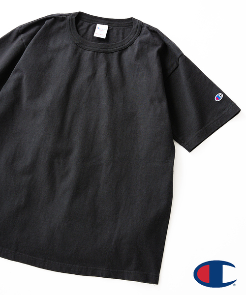 Champion(チャンピオン)の「【CHAMPION/チャンピオン】T1011 Tシャツ(Tシャツ/カットソー・メンズ・ブラック/ホワイト・MEDIUM/LARGE/X-LARGE)」の2枚目の写真