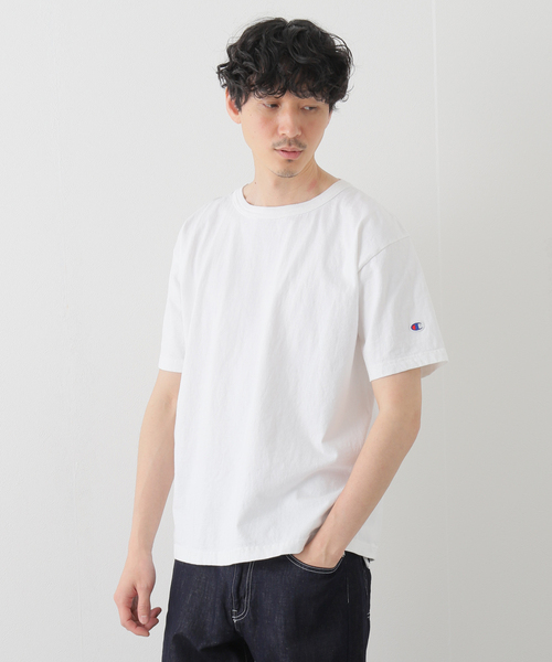 Champion(チャンピオン)の「【CHAMPION/チャンピオン】T1011 Tシャツ(Tシャツ/カットソー・メンズ・ブラック/ホワイト・MEDIUM/LARGE/X-LARGE)」の4枚目の写真