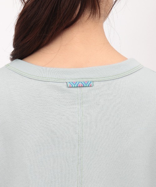 チチカカ（チチカカ）の「吸汗速乾ポケットワンピース（ワンピース・レディース・ライトブルー/ブラック/イエロー・FREE）」の16枚目の写真