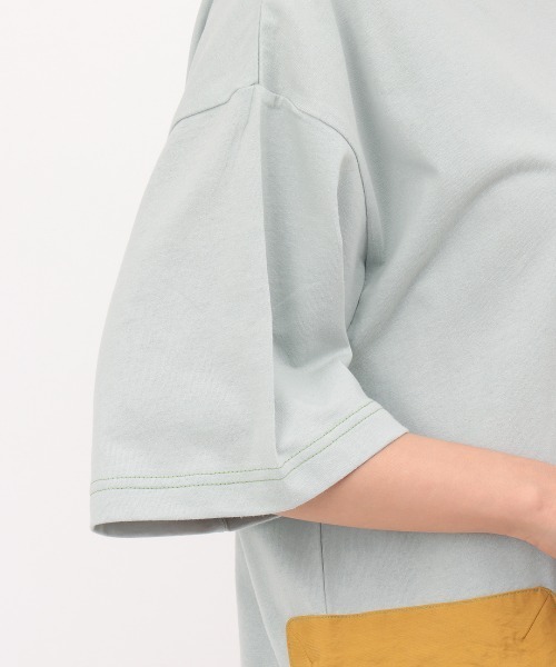 チチカカ（チチカカ）の「吸汗速乾ポケットワンピース（ワンピース・レディース・ライトブルー/ブラック/イエロー・FREE）」の17枚目の写真