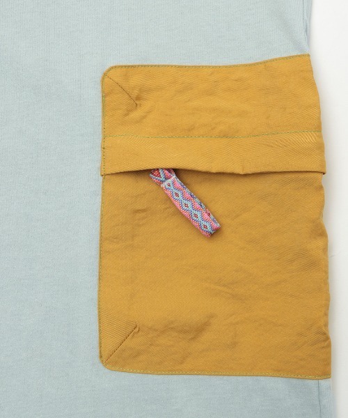 チチカカ（チチカカ）の「吸汗速乾ポケットワンピース（ワンピース・レディース・ライトブルー/ブラック/イエロー・FREE）」の21枚目の写真