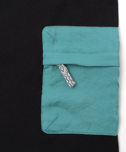 チチカカ（チチカカ）の「吸汗速乾ポケットワンピース（ワンピース・レディース・ライトブルー/ブラック/イエロー・FREE）」の22枚目の写真