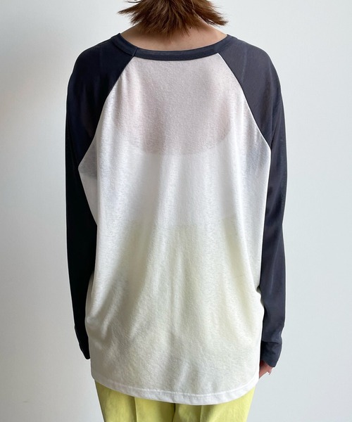 DouDou（ドゥドゥ）の「シアーロンTEE（Tシャツ/カットソー・レディース・ベージュ/オフホワイト・FREE）」の17枚目の写真