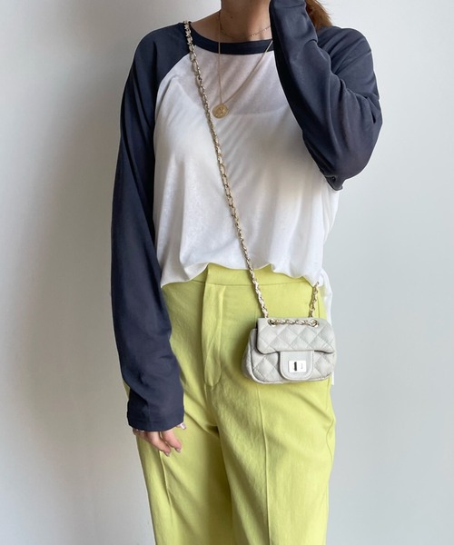 DouDou（ドゥドゥ）の「シアーロンTEE（Tシャツ/カットソー・レディース・ベージュ/オフホワイト・FREE）」の22枚目の写真